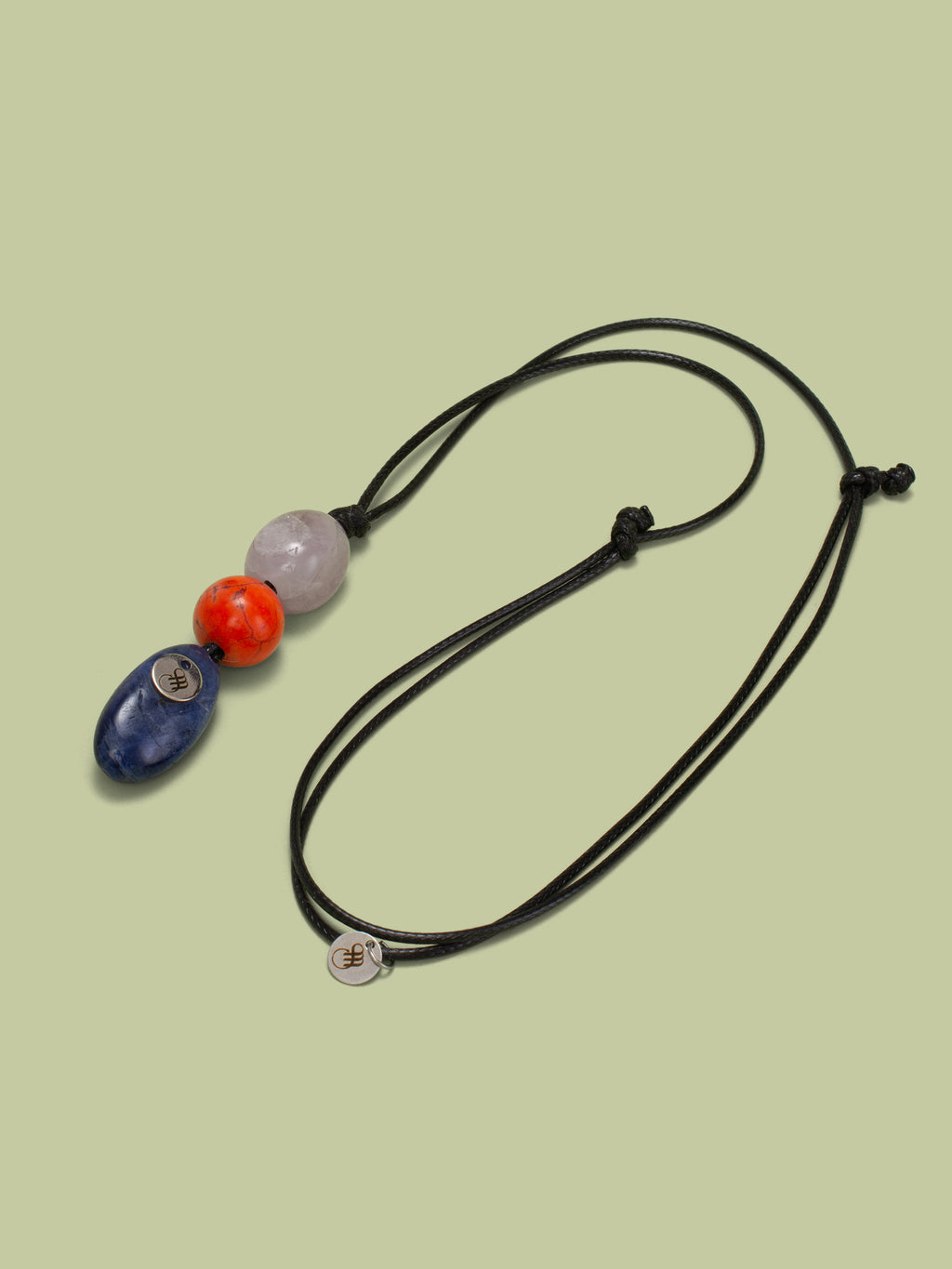 Mercan, Lapis Lazuli ve Kuvars Kolye